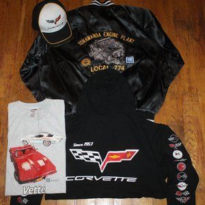 Vintage 80s GM Satin Jacket Bundle
